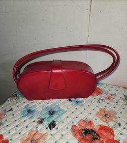 Red evening bag