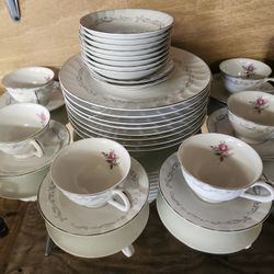 Set Of Vintage "Royal Swirl" Fine China 
