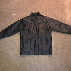Mens Leather Coat XXL Open To Offers