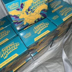 ASCENDED HEROS ETB $90 EACH