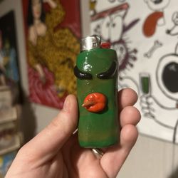 Green Lady Handmade Lighter Case 