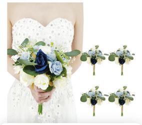 4pk Bridesmaid’s Flower bouquets
