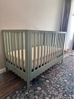 Sage Green Crib