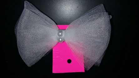 Tulle hair bow