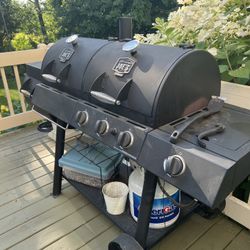 Oklahoma Joes Smoker And Gas Grill