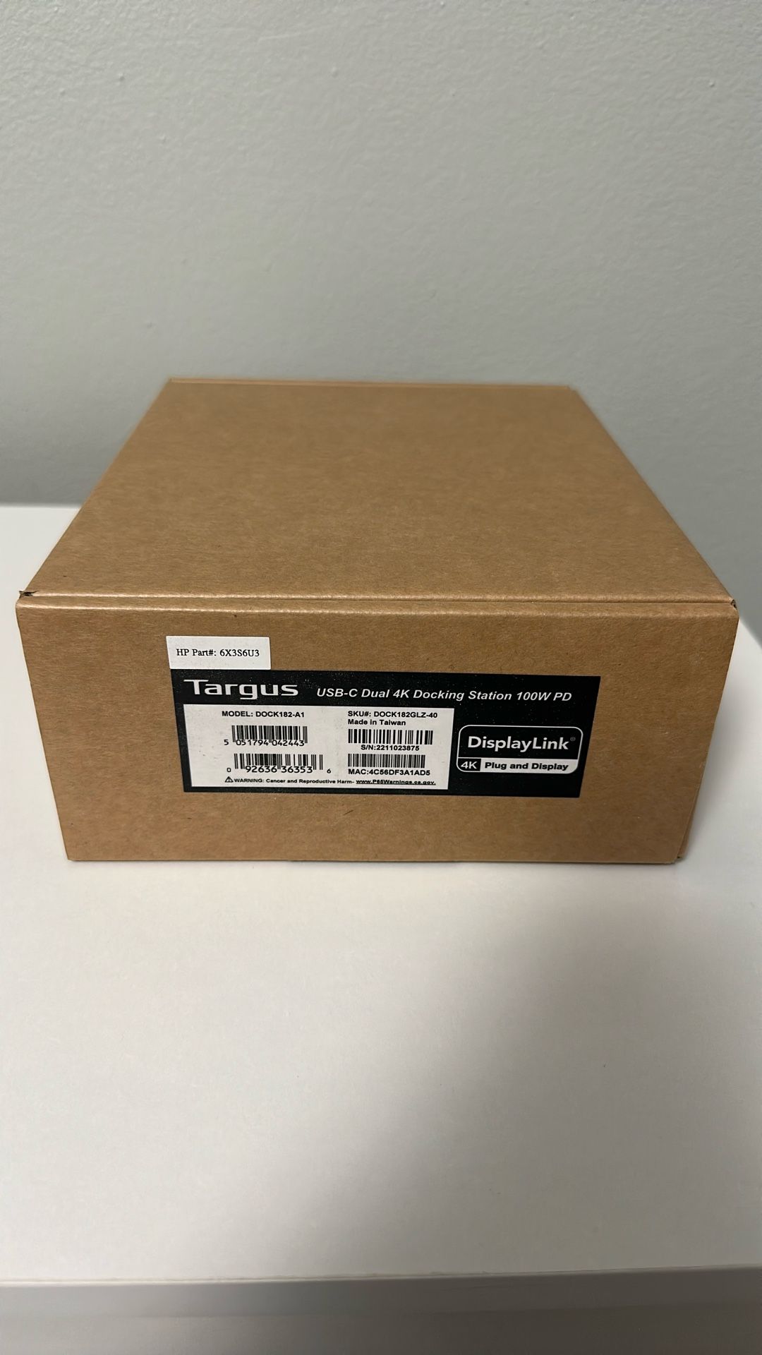 Targus USB C Universal DV4K Docking Station with 100W Power Delivery