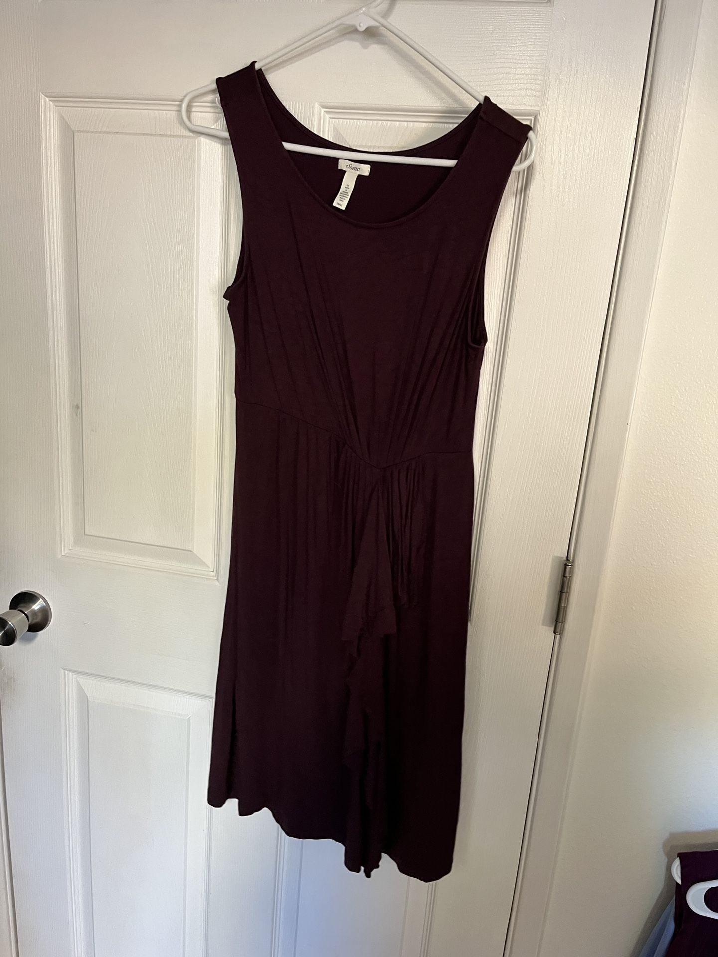 Soma Purple Sleeveless Scoop Neck Sundress size small