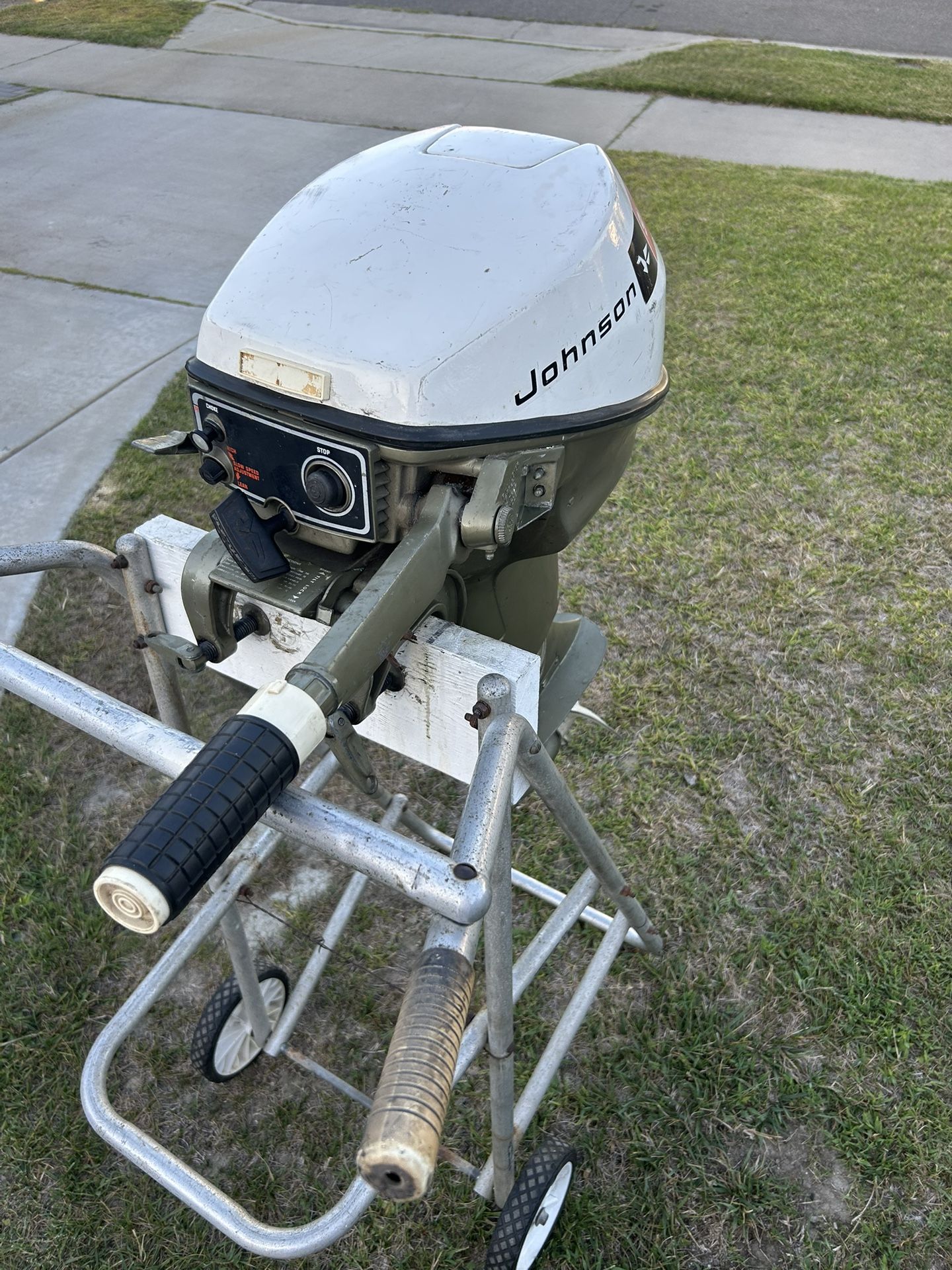 9.5hp Johnson outboard ‘turtle’