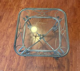 Glass Top End Table Or Nightstand X2