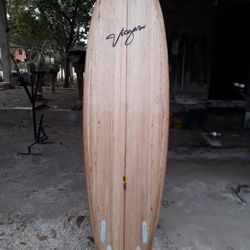 Vicgar Balsa Surfboard 6,6 Quad