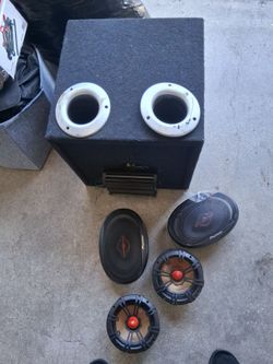 Stereo system speakers amp cheap work great