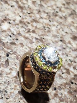 Men's Gold Pinky Ring "TRADE"