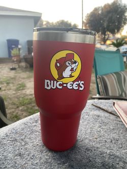 Buc-ee's Red Stainless Steel Tumbler With Bucky the Beaver