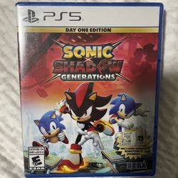 Sonic Shadow Generations PS5 Game