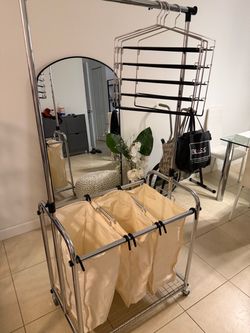Rolling Laundry Sorter Cart