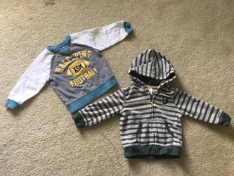 EUC Carter’s sweatshirt & hoodie jacket bundle size 12m