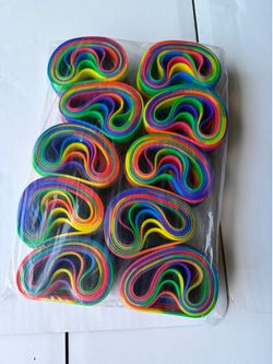 600 Bulk Rainbow Silicone Wristbands