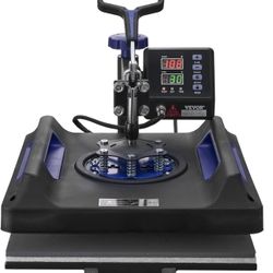 VEVOR Multi-Function Heat Press Machine  VEVOR - Máquina de prensa de calor 5  en 1 de 15 x 15 pulga