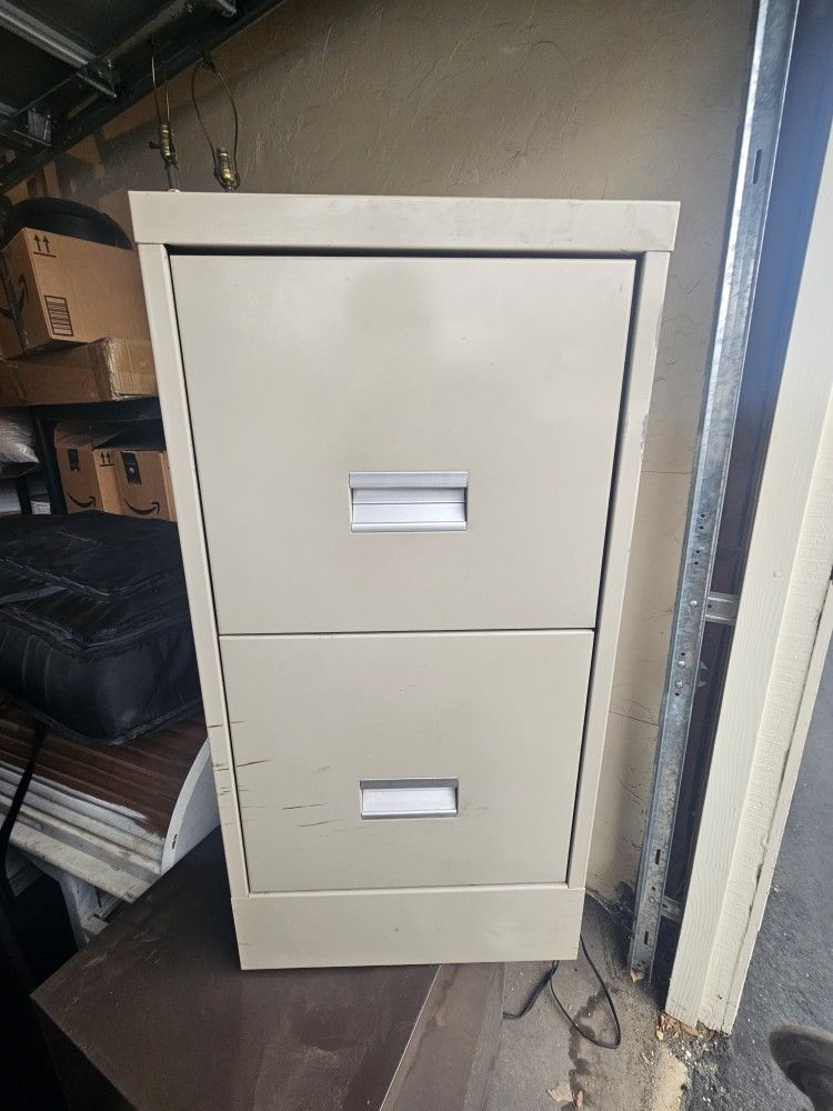 2 Drawer Filing Cabinet 