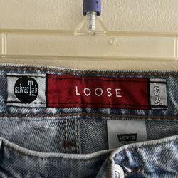 LEVIS LOOSE SILVER TABS ( VINTAGE ) 90’S