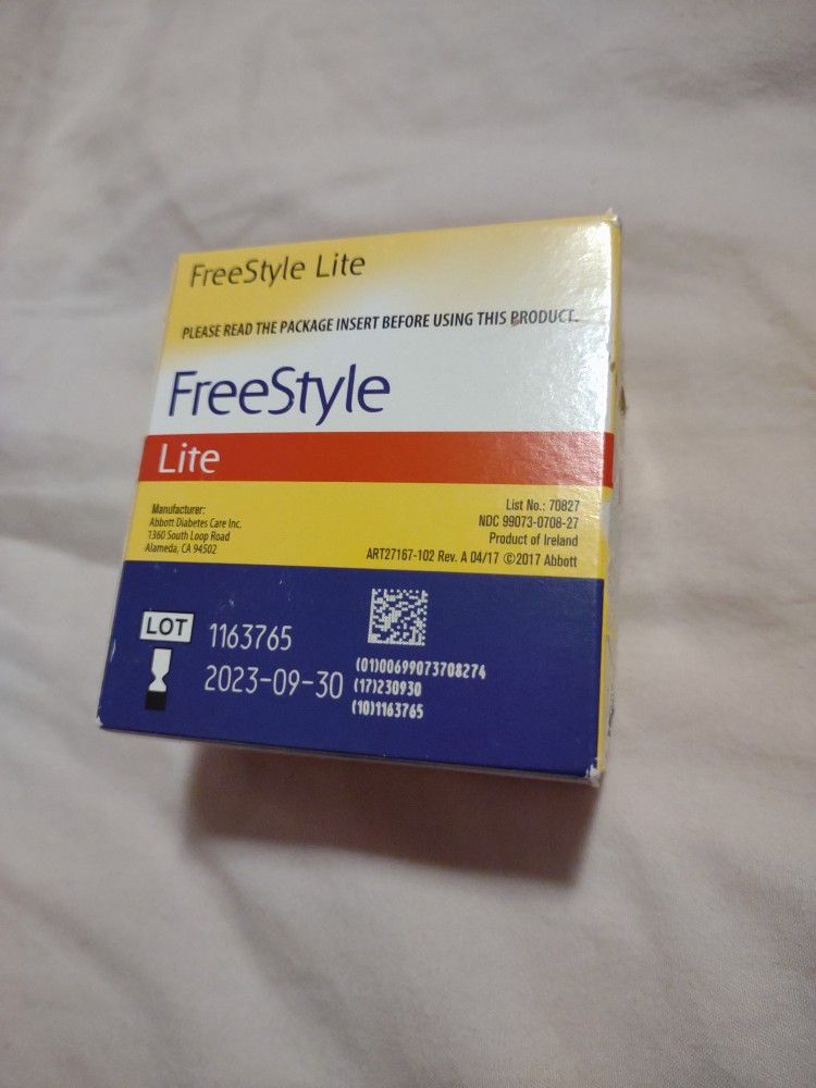 Freestyle Blood Glucose Strips 