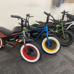 Strike Big Boy 350w Kids E Bike 180lbs Max 