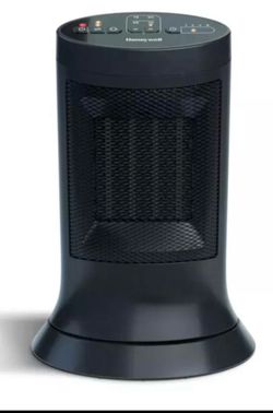 New Honeywell Digital Ceramic Compact Slim Tower Heater - Black