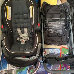 graco snugride 35 infant car seat and graco elite car seat stroller 