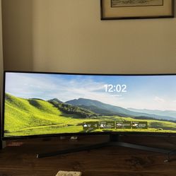 New Samsung S9 QHD Ultrawide 49" 1440p Curved Gaming Monitor 120Hz Speakers