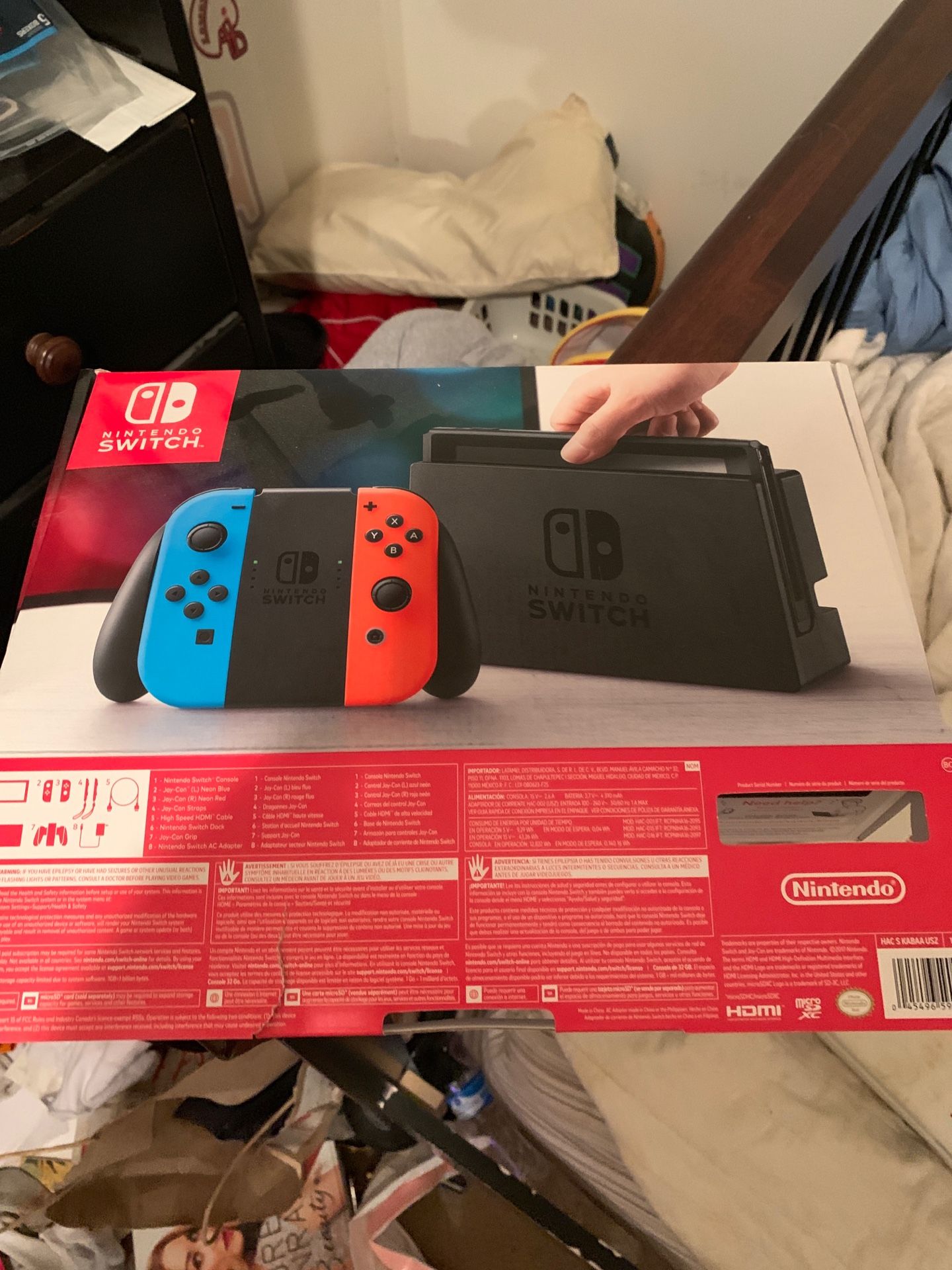 NINTENDO SWITCH BOX ONLY