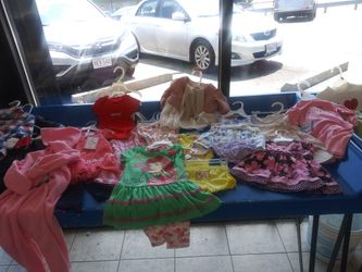 Different size babygirl outfits