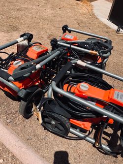 Husqvarna PW 2300 electric pressure washers (2300 PSI, 1.2 GPM).