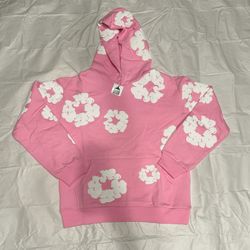 Denim tears hoodie-pink