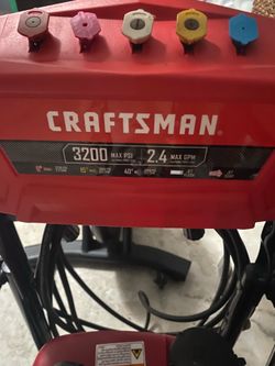 Craftsman pressure washer