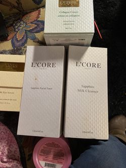 L’core Paris Collagen Cream, Eye Serum, Toner And Cleanser