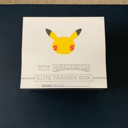 Pokemon Celebrations Etb Elite Trainer Box