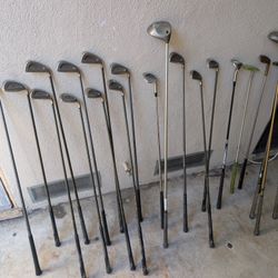 Vintage Callaway Golf Clubs & Extras ((26 Golf Clubs Total)) Sold As A BUNDLE
