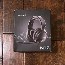 NUBWO N12 Gaming Headset & Xbox one Headset & PS4 Headset,3.5mm Surround Stereo Gaming Headphones with Mic Soft Memory Earmuffs for PC,Laptop, PS3(56)