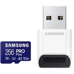 Samsung - Pro Plus 256GB microSDXC Memory Card + Reader Combo [NEW]