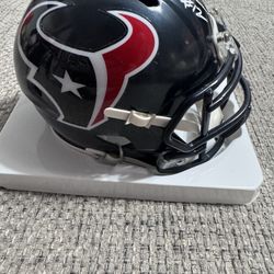 Nico Collins Signed Autograph Houston Texans Speed Mini - Metabilia Coa