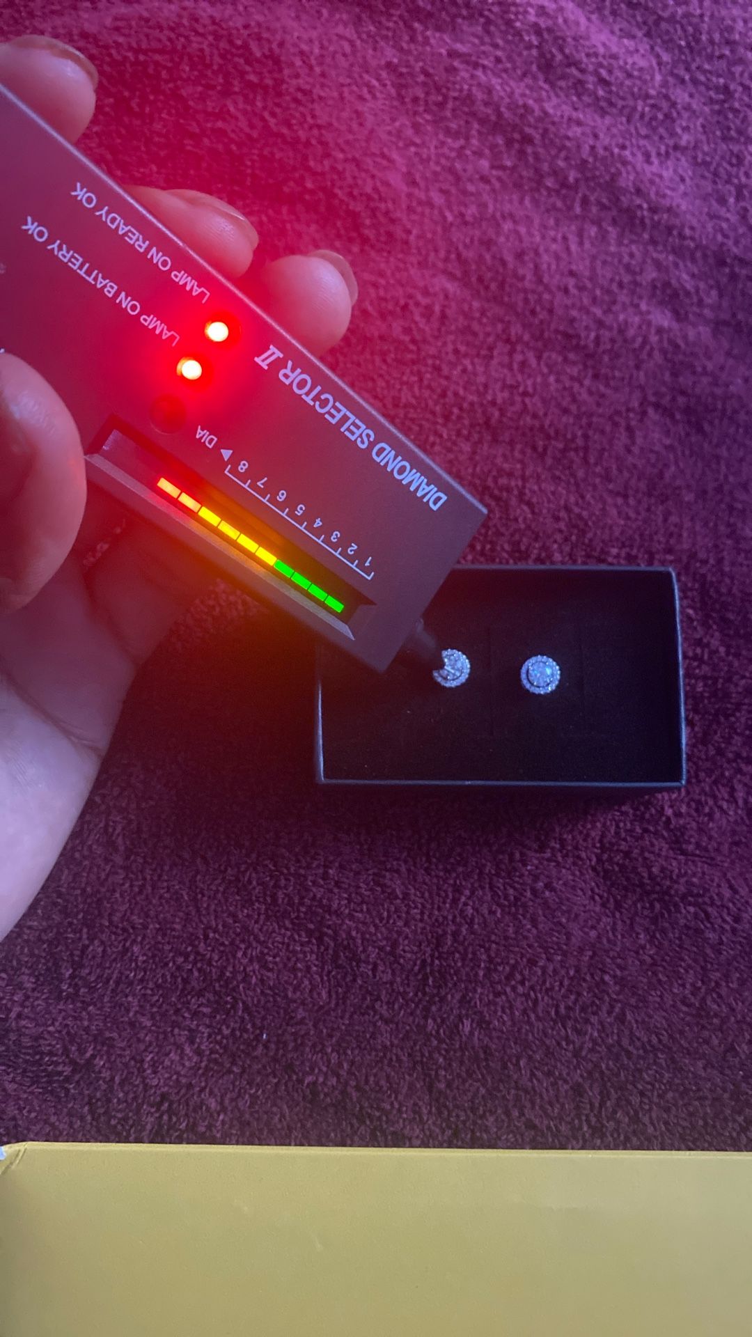 Moissanite Diamond Earrings