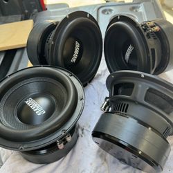 (4) Sundown E8 V6  8" Subs 