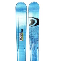 185 cm Salomon Pocket Rocket 90 skis with bindings size 185cm 185 all mountain snowskis with binding used skis mens skies twintip twin tip tips park  