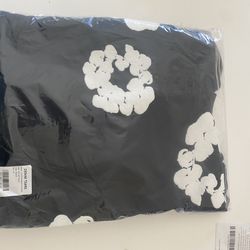 Denim Tears Cotton Wreath Black hoodie