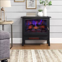Black Electric Fireplace Stove Heater