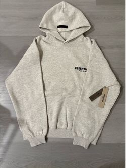 light oatmeal essentials hoodie size M