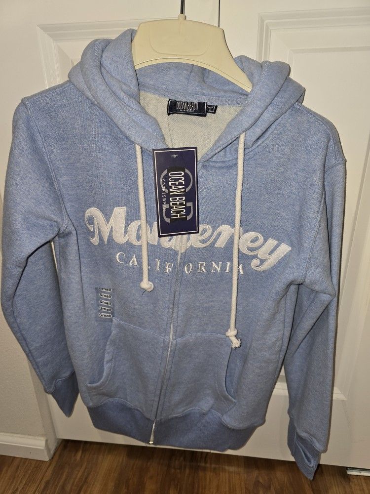 Ocean Beach Sportswear Hooded Fleece Jacket - Size