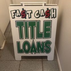 A Frame Wooden Sign (ahwatukee)