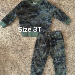 Toddler Boy Sweater And Sweats Matching Set Size 3T