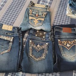 Women's Miss Me Jeans Size 27 $55 Each Pickup In Oakdale 